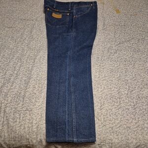 Wrangler Dark Blue Cotton Jeans